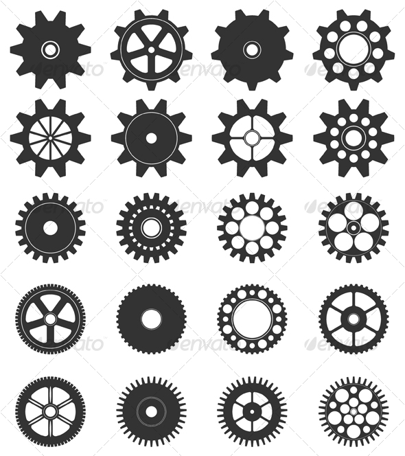 gears drawing templates