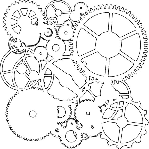 gears drawing templates